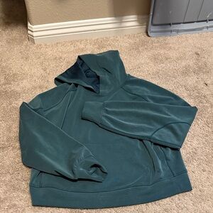 lululemon athletica Teal Green Hooded Pullover Sweater